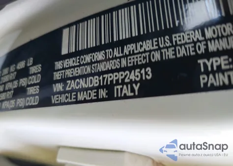 2023 Jeep Renegade Latitude 4X4 z USA, uszkodzony, nr VIN ZACNJDB17PPP24513